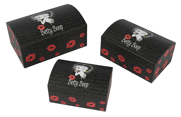 Set of 3 Betty Boop chest Box